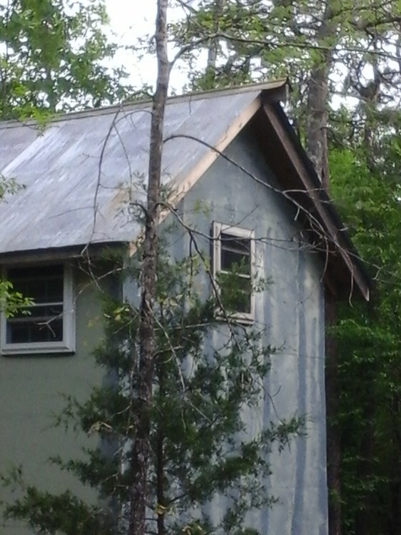 Tiny house shell on creek on 28 acres near Hot Springs, Arkansas - Image 4 Thumbnail