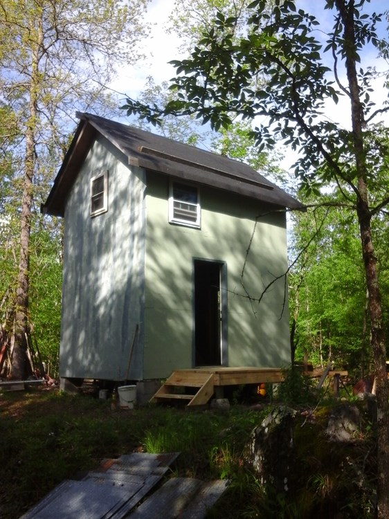 Tiny house shell on creek on 28 acres near Hot Springs, Arkansas - Image 3 Thumbnail