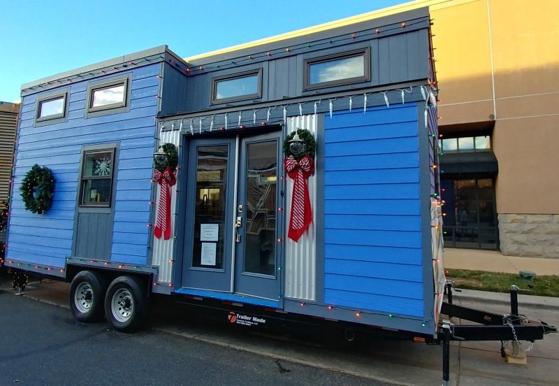 Luxury Blue Columbine 24 ft. Tiny Home