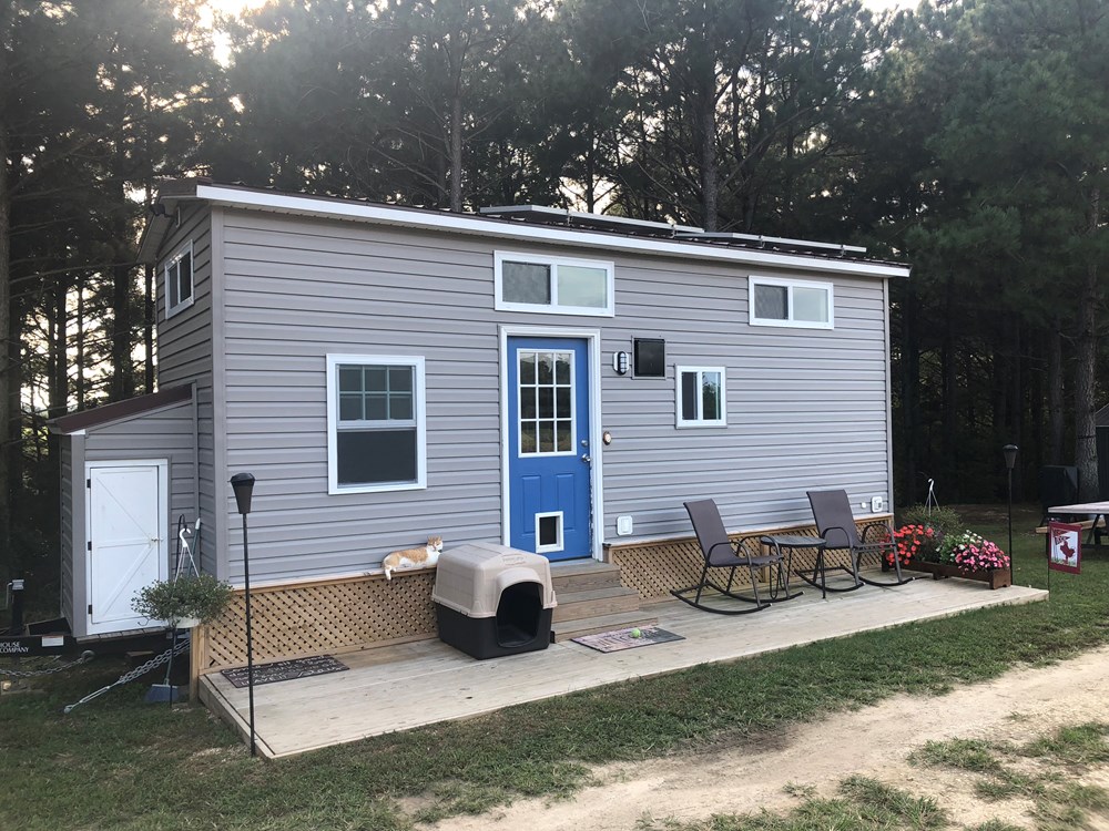 24ft off grid tiny house on wheels