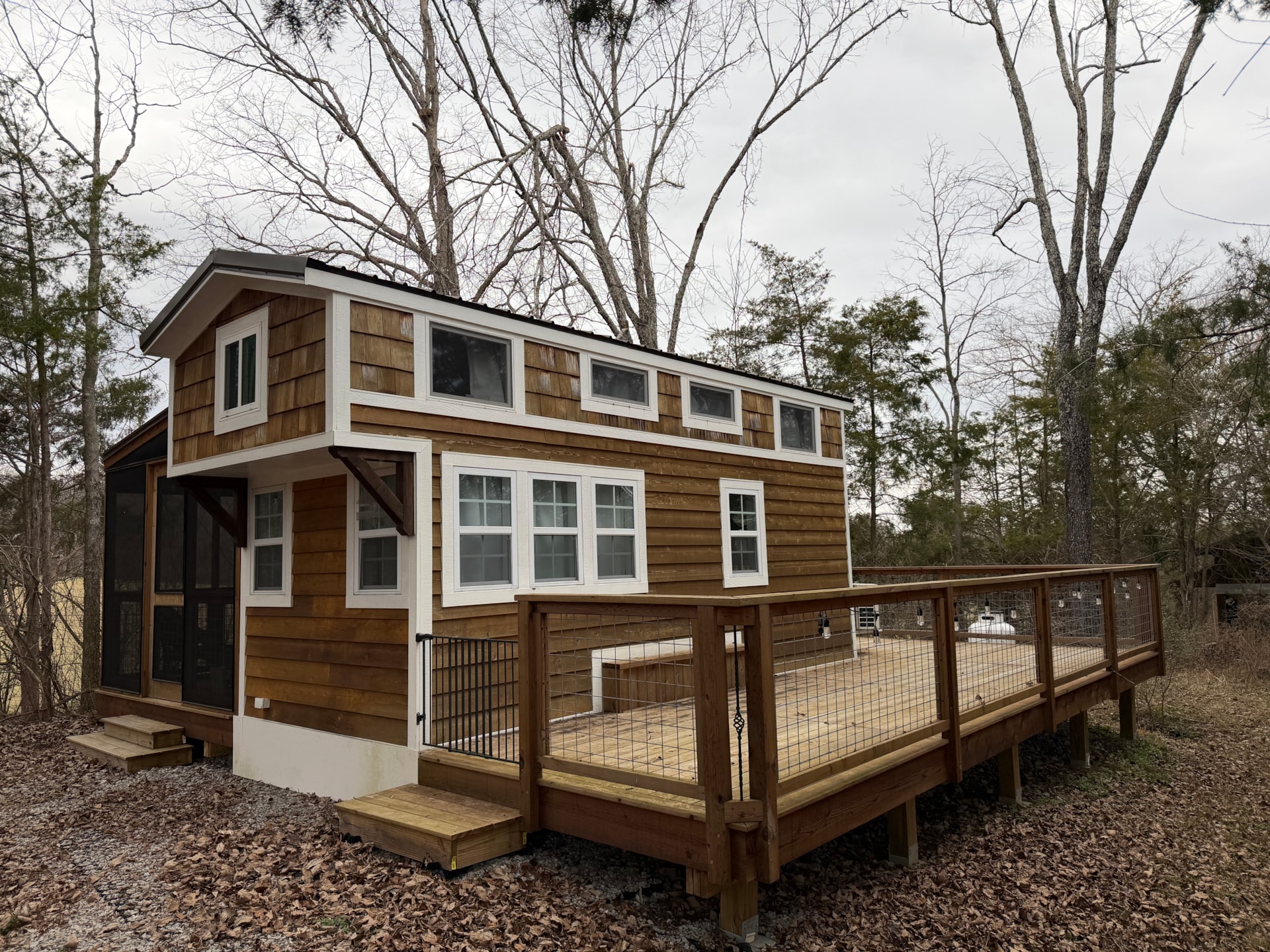 2023 Tinyhome on 26’ trailer, custom cedar deck, screened in porch - Image 1 Thumbnail
