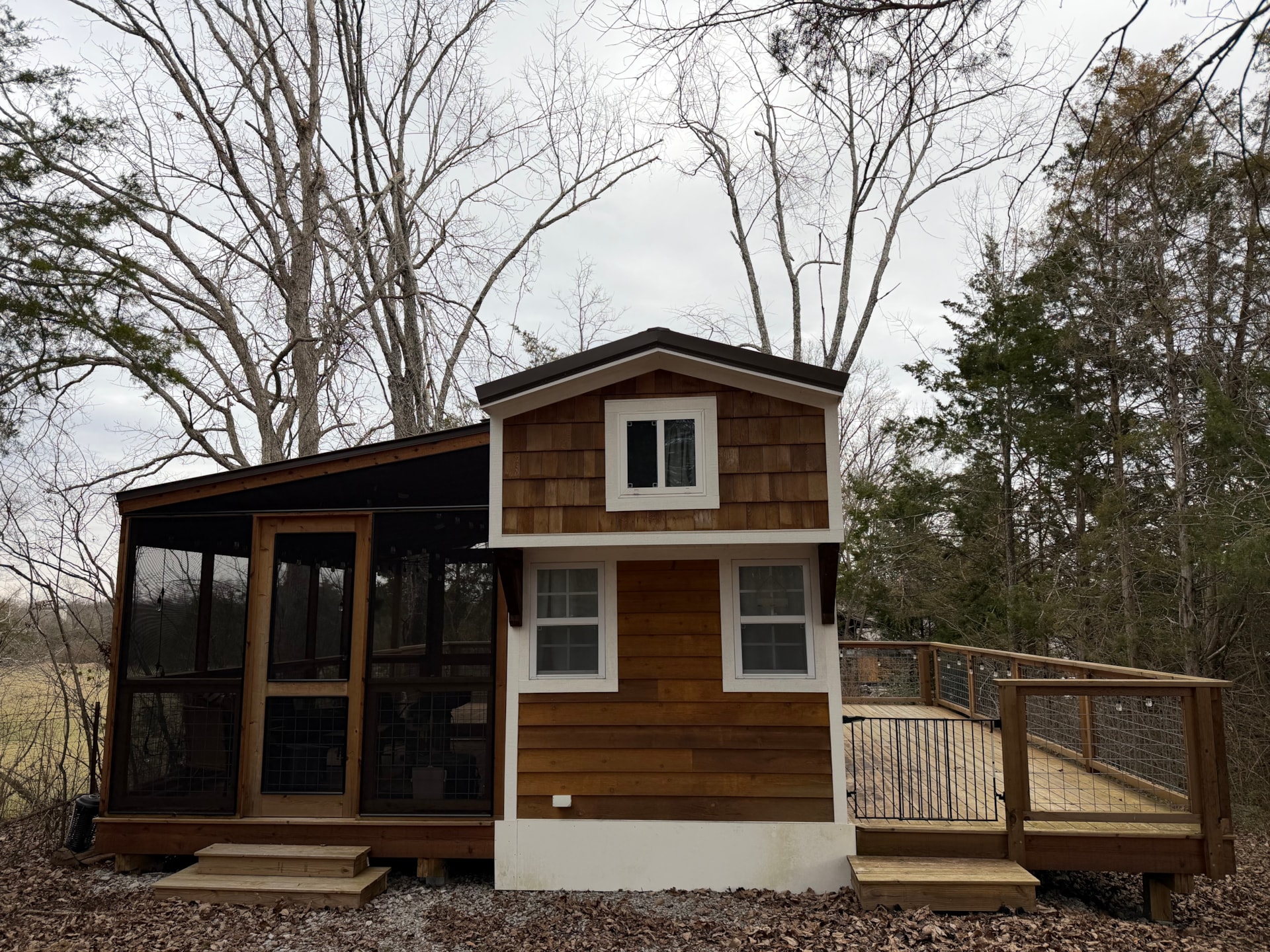 2023 Tinyhome on 26’ trailer, custom cedar deck, screened in porch - Image 2 Thumbnail