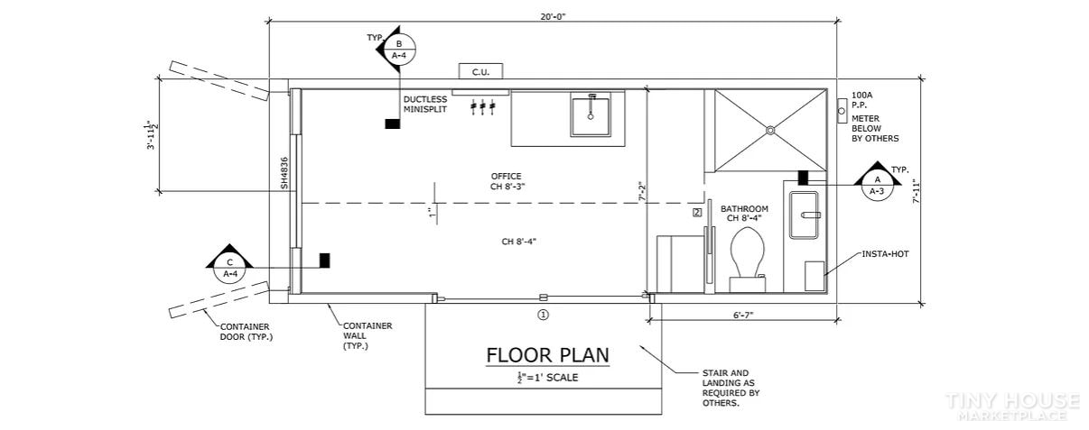 20ft Luxury Container Home - On Foundation or Trailer -We can deliver anywhere!  - Image 2 Thumbnail