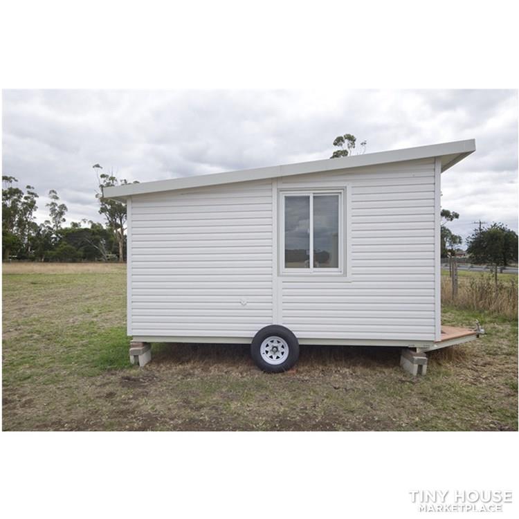cheap prefab modular mobile prefab tiny house on wheels trailer  - Image 3 Thumbnail