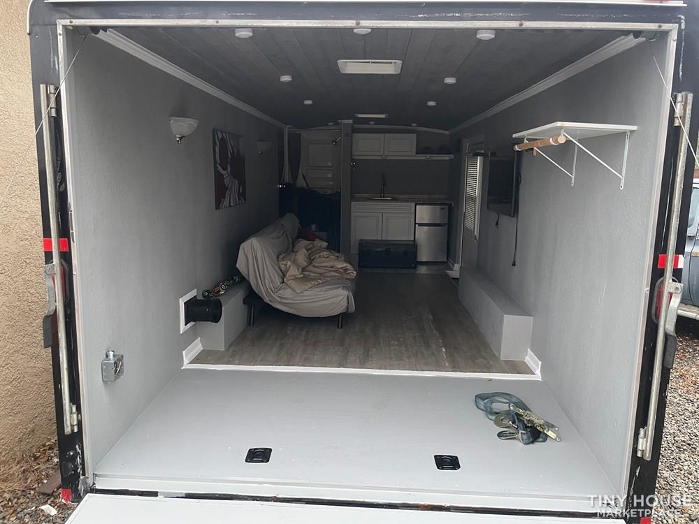 21 foot Continental utility trailer tiny home conversion - Image 1 Thumbnail