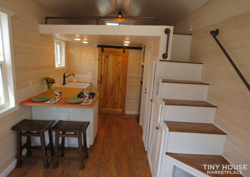 24' Beach Bungalow Tiny Home on Wheels - Image 2 Thumbnail