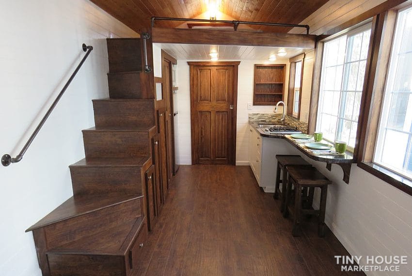 24' Craftsman Cottage Tiny Home on Wheels - Image 2 Thumbnail
