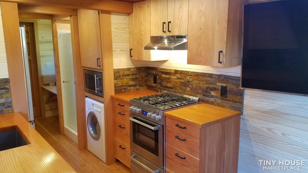 24' custom tiny home built by Spokane timber frame home builder - Image 4 Thumbnail