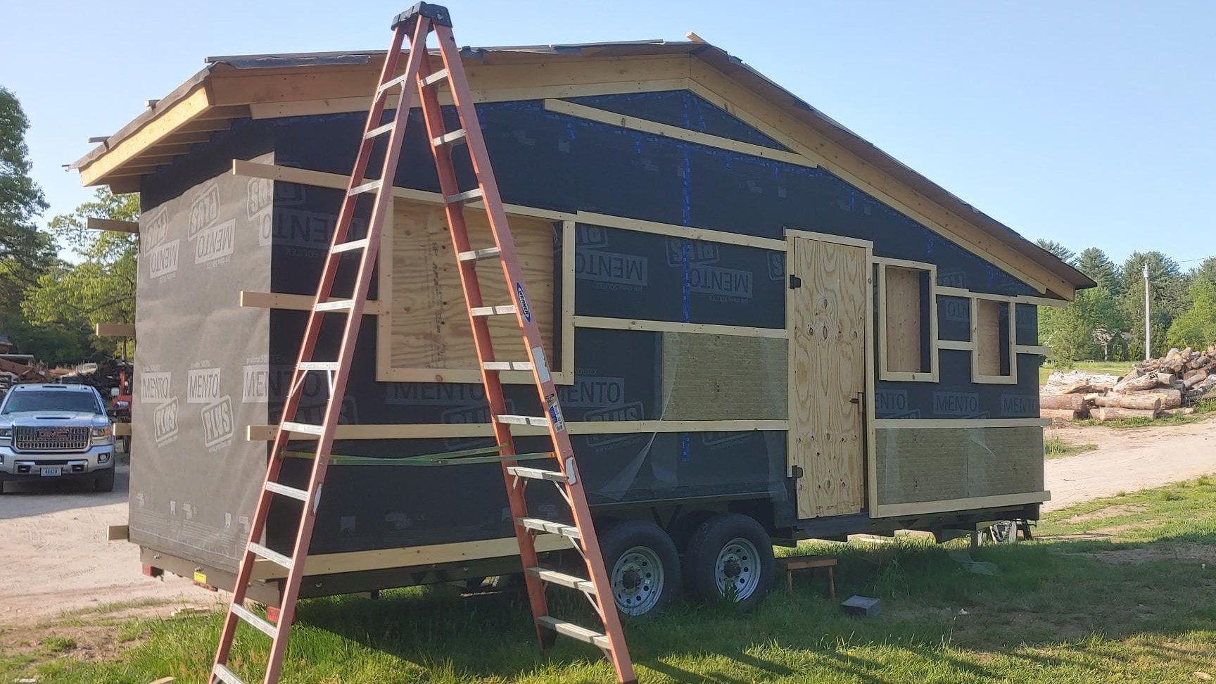 24' Engineered Tiny House Shell – Built on Purpose-Built 14k Trailer