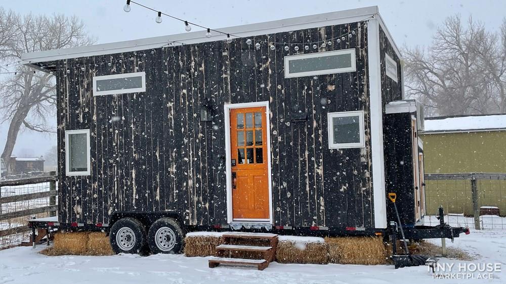 24' Smart Tiny House, 11 Windows, Heated Floors, Shou Sugi Ban siding