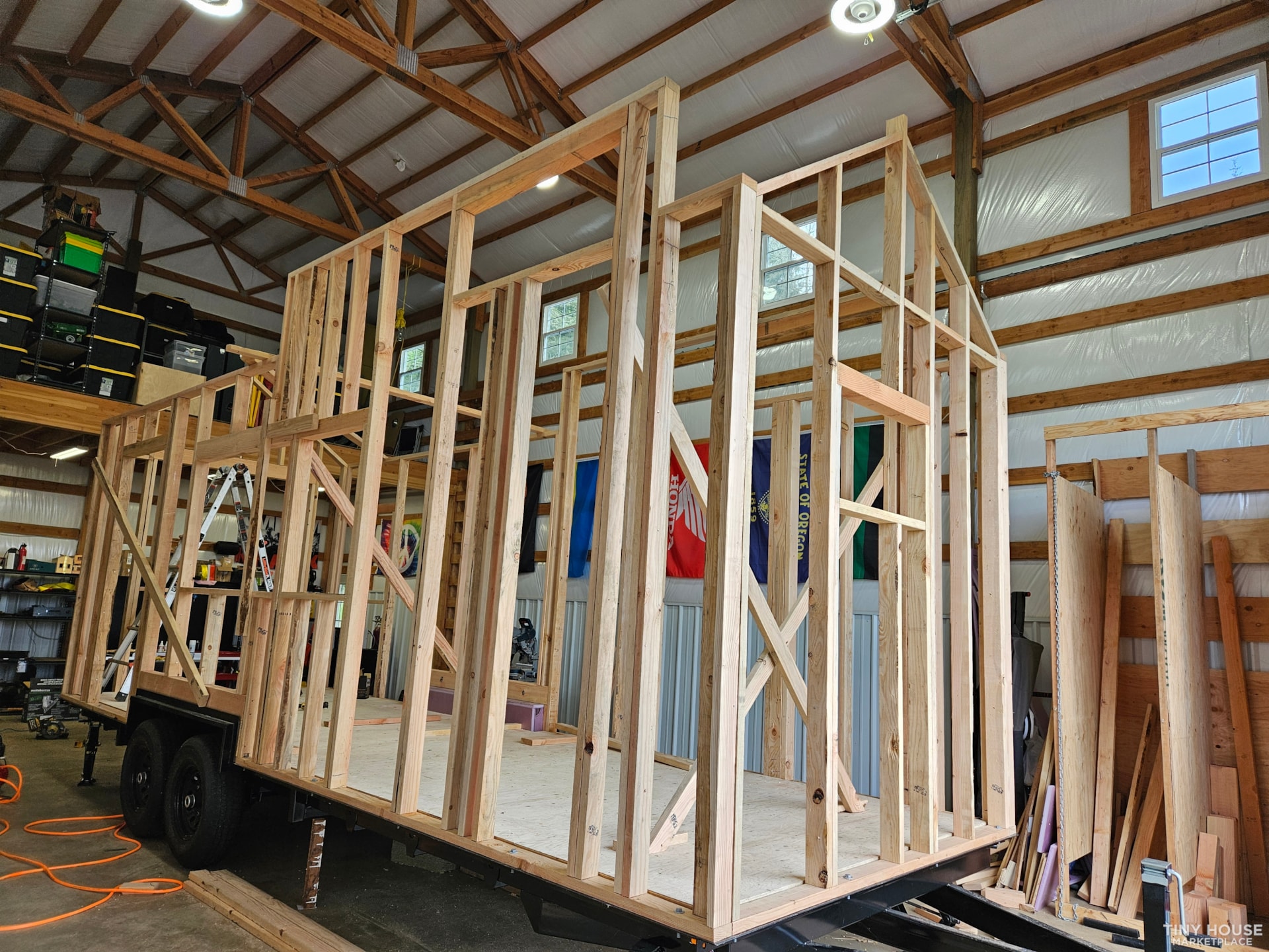24' Tiny House on Wheels- under construction- includes design plans and support - Image 1 Thumbnail