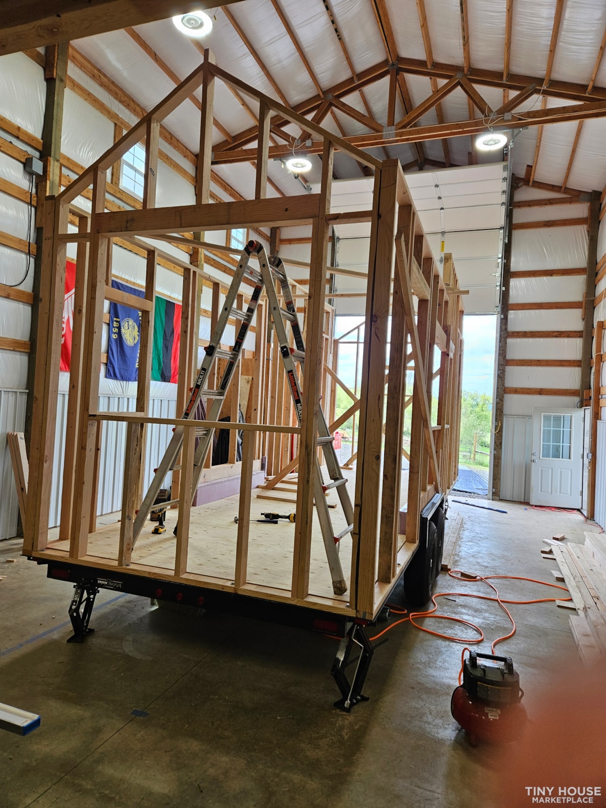 24' Tiny House on Wheels- under construction- includes design plans and support - Image 2 Thumbnail