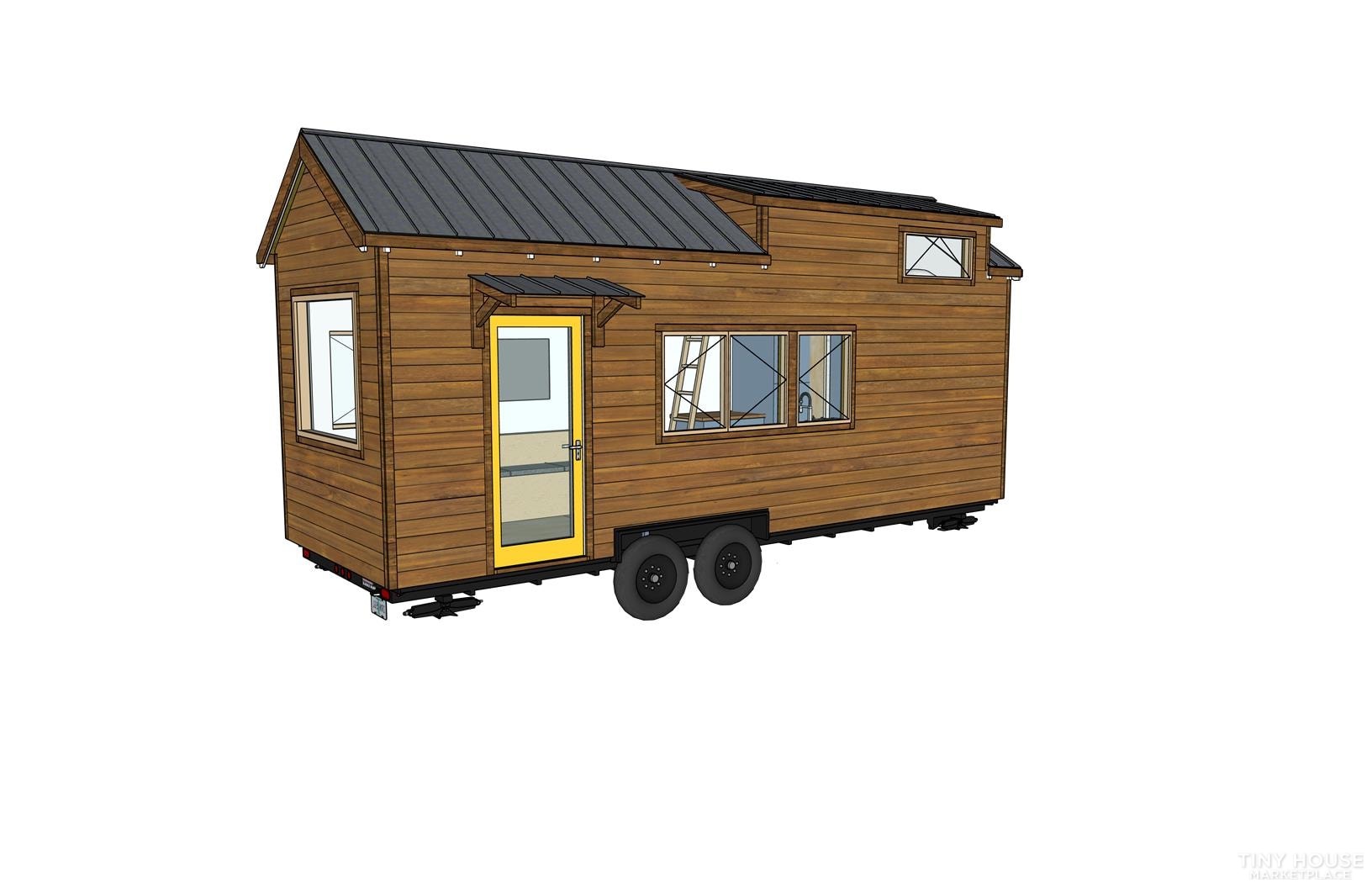 24' Tiny House on Wheels- under construction- includes design plans and support - Image 4 Thumbnail