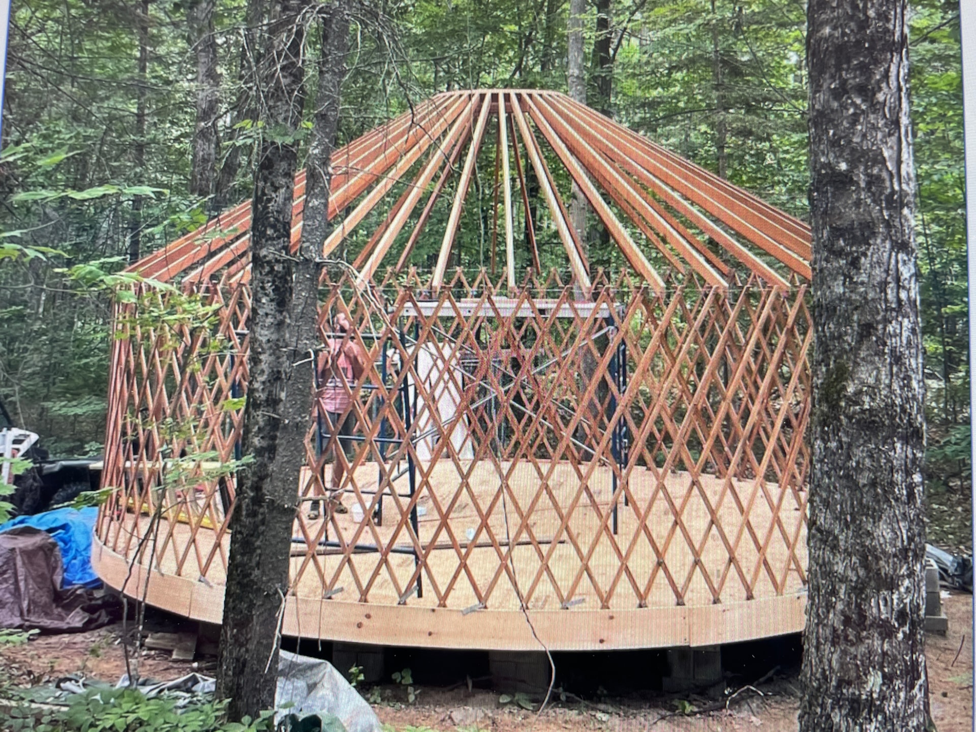 24' YURT-Complete Insulated Package –Platform Included - Image 3 Thumbnail