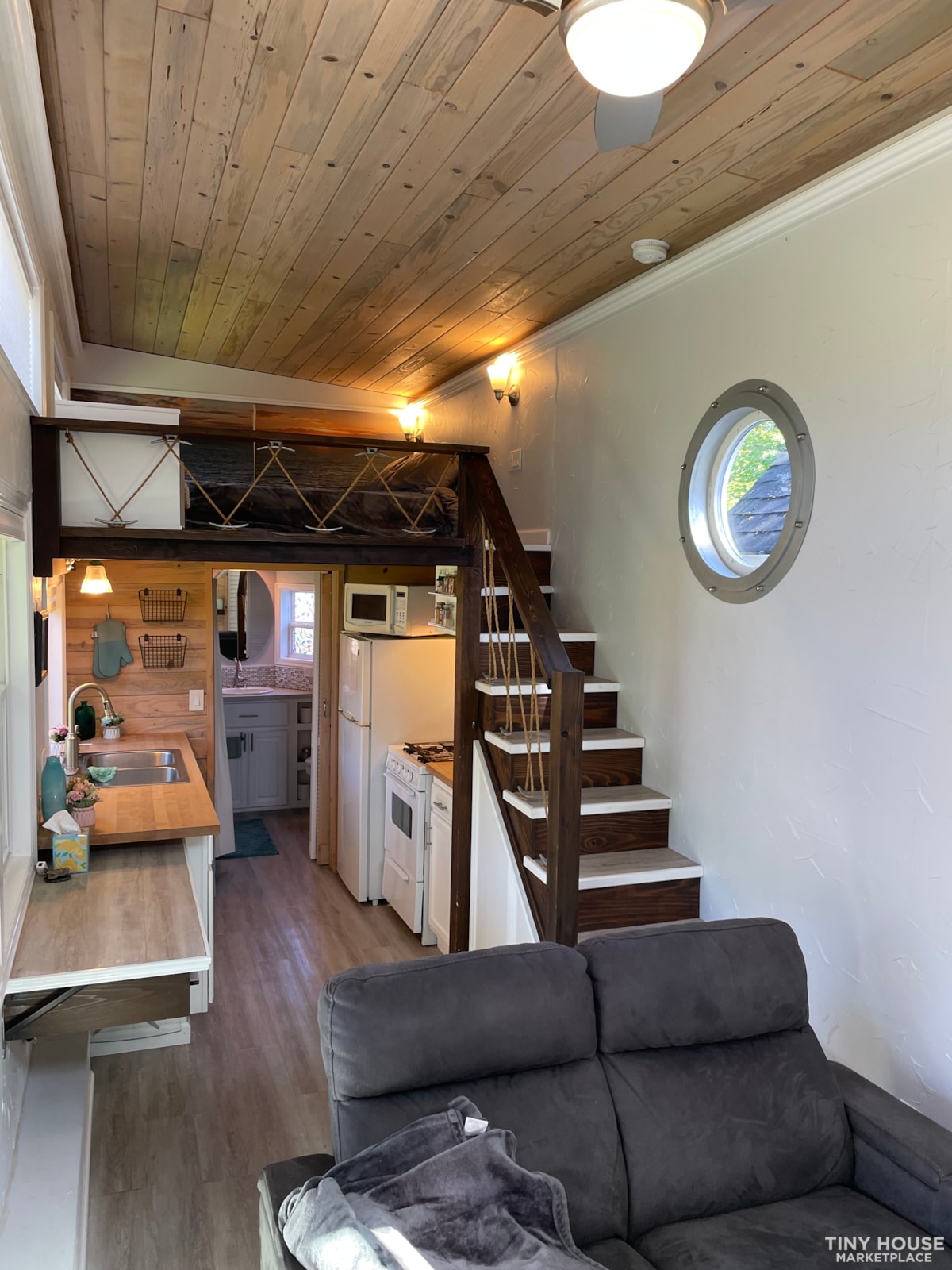 28’ Beach Cottage Tiny House On Wheels - Image 2 Thumbnail
