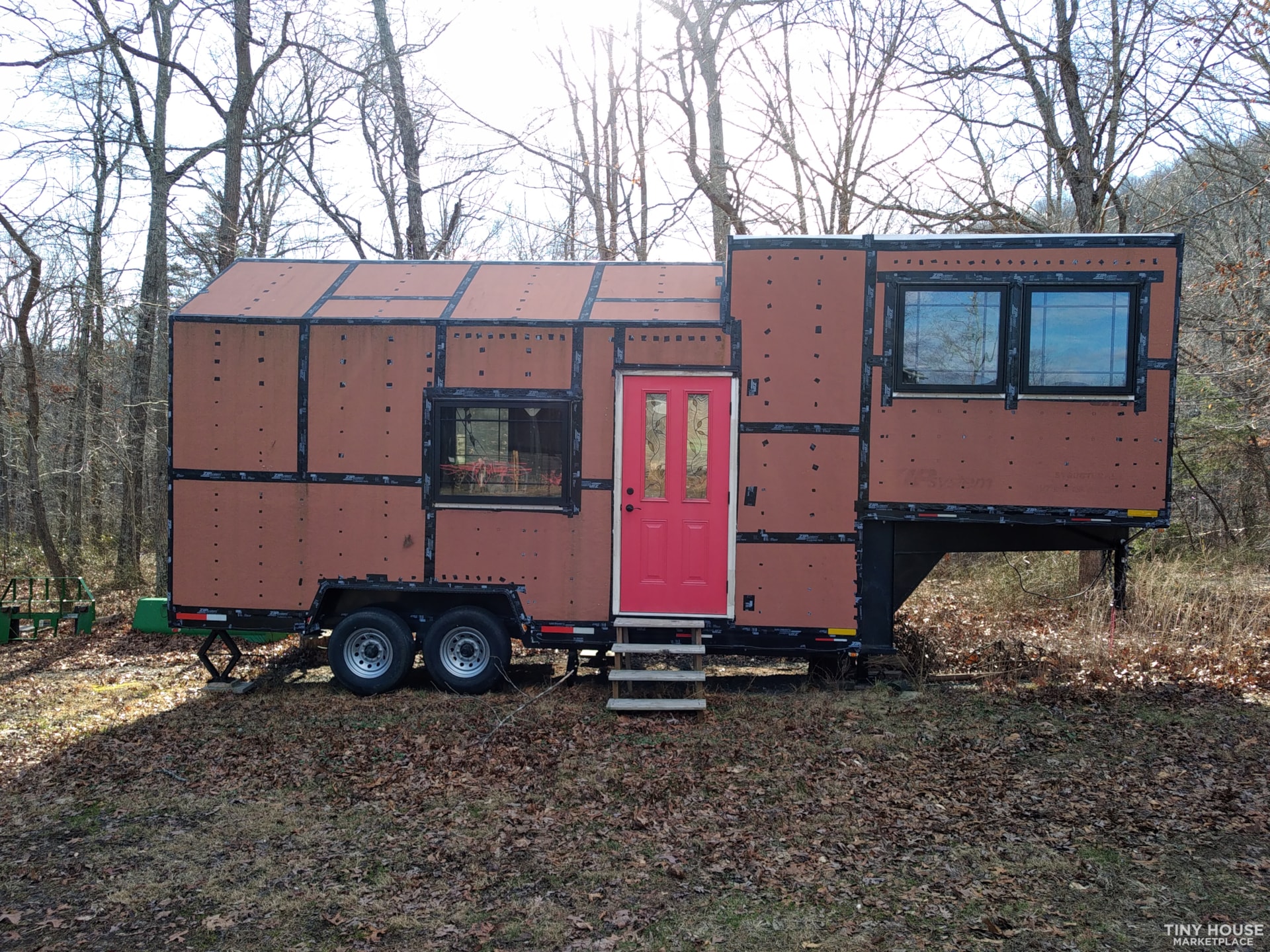 28' gooseneck, framed in