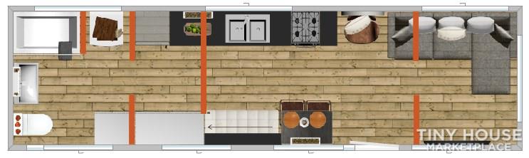 30' Humble Shack Tiny Home on Wheels - Image 3 Thumbnail