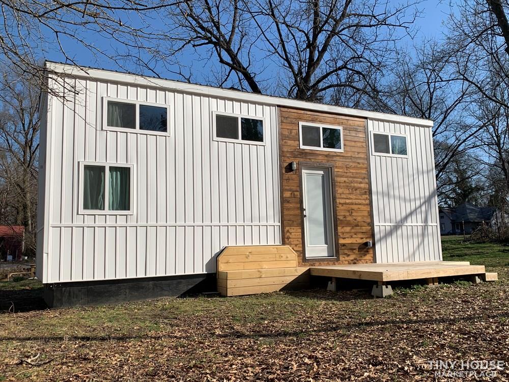 30ft Dual Loft Tiny House On Wheels - NOAH Stairs Porch Skirting - Image 2 Thumbnail