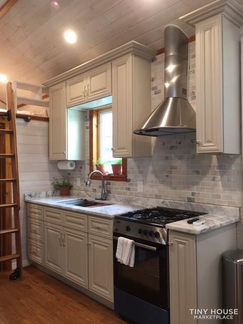 32 Ft Tiny House on Wheels with Bumpouts Expands 14 Ft Wide, Downstairs Main Rm - Image 2 Thumbnail