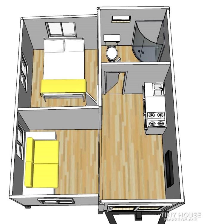 2 Bedroom Tiny House Plans - Home Design Ideas