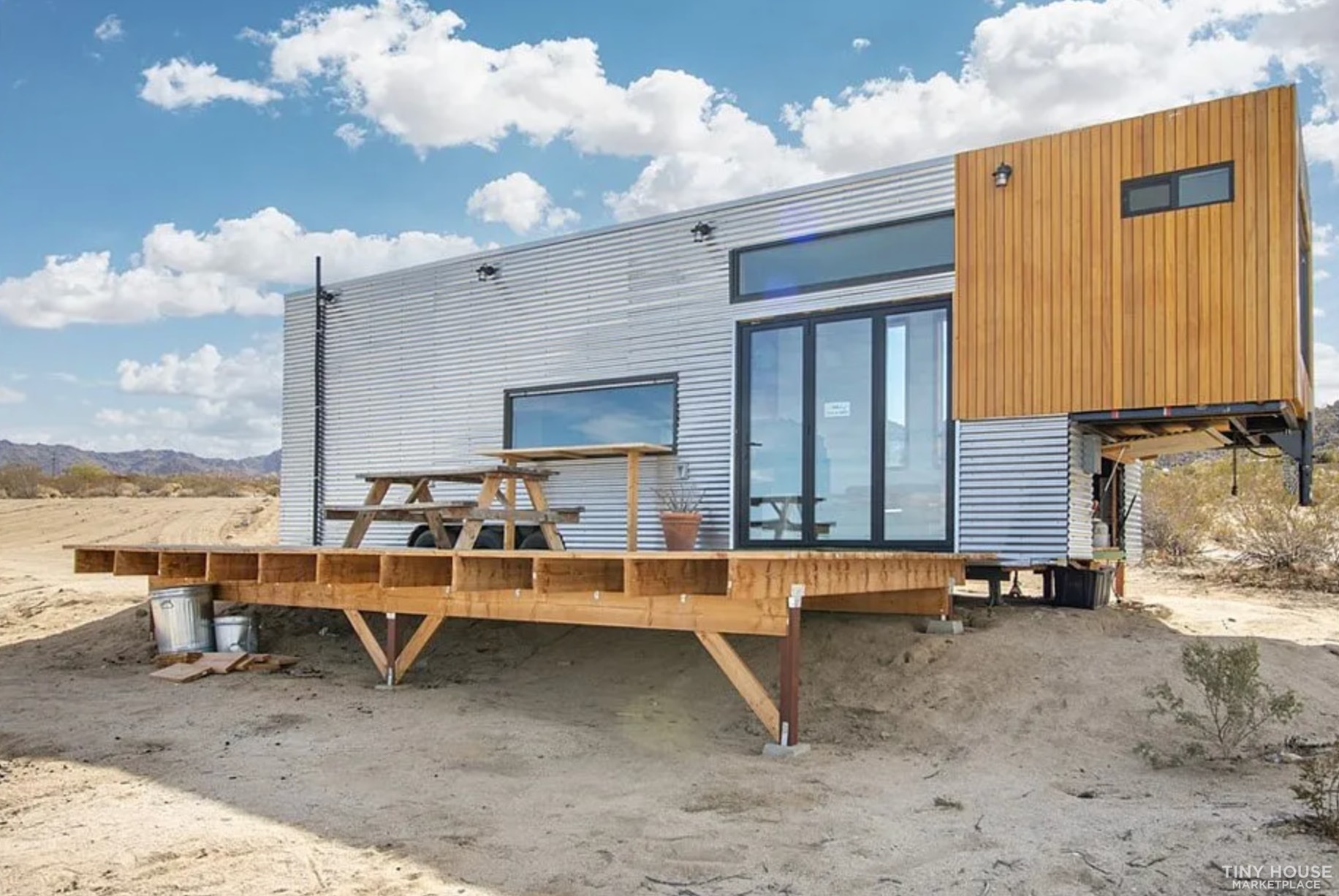 40x 10 ft Trailer tiny home 480ft with loft. Custom made with bifold window.  - Image 2 Thumbnail