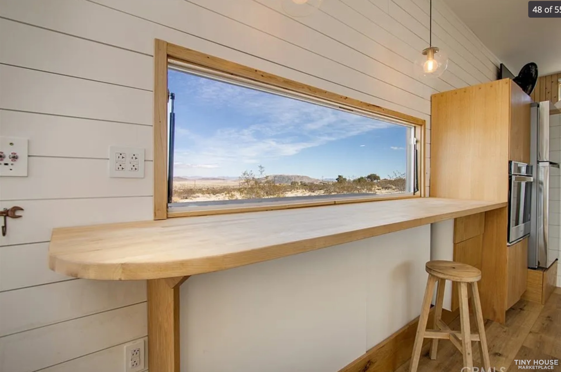 40x 10 ft Trailer tiny home 480ft with loft. Custom made with bifold window.  - Image 4 Thumbnail