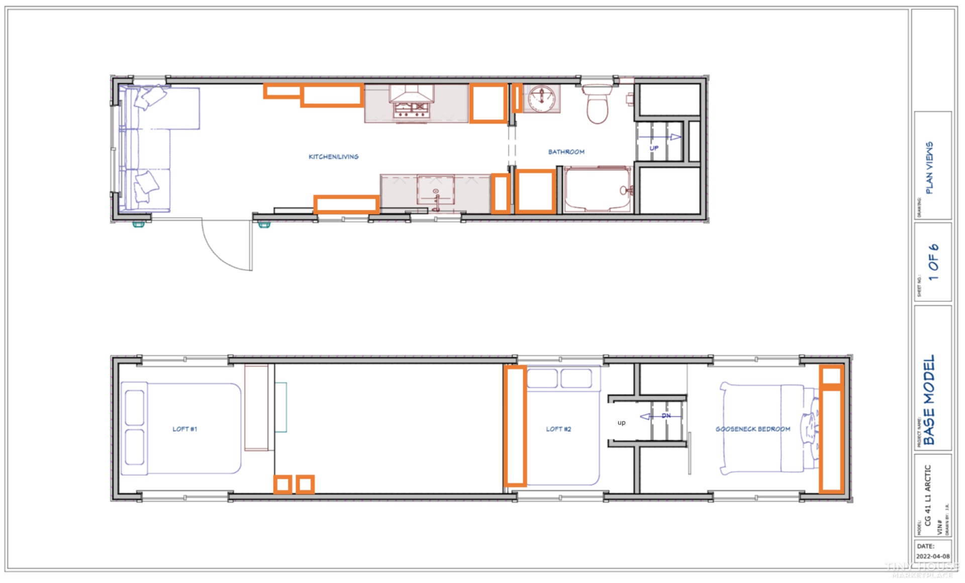 41 ft mint tiny house 2023 bright, clean and move in ready - Image 3 Thumbnail