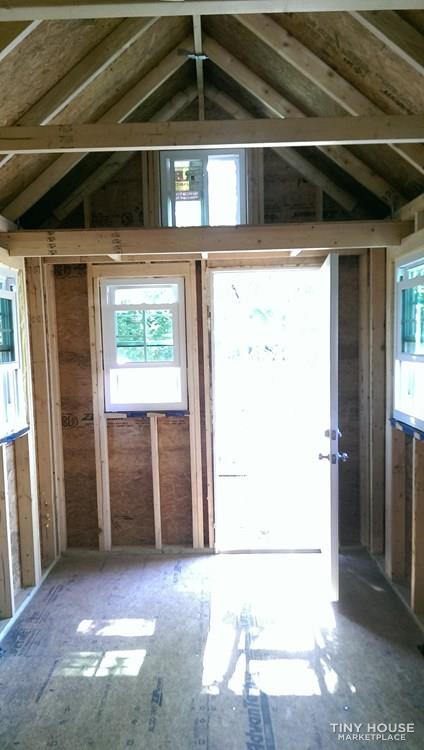 8' x 18' x 13.5' tiny house customizable tiny house shell - Image 2 Thumbnail