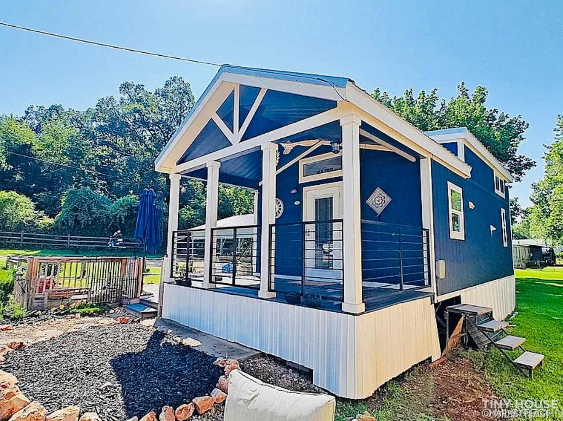 Beautiful 15X30 (plus 8ft covered porch) 2022 Tiny Home