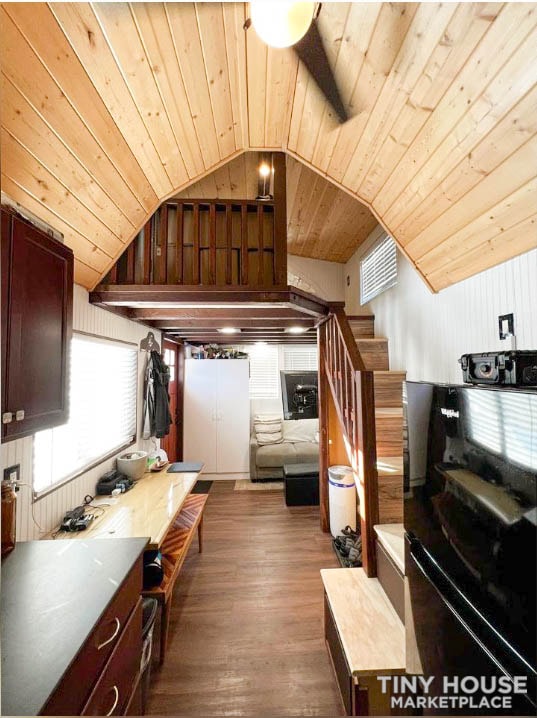 Beautiful 24ft Dual Loft Tiny House - Stairs, Full size stove, W/D, and more! - Image 2 Thumbnail