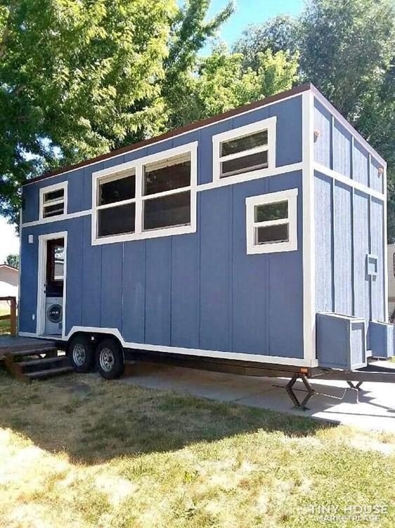 Beautiful Blue RVIA Certified Tiny House - Image 1 Thumbnail