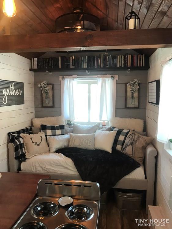 Beautiful log tiny home