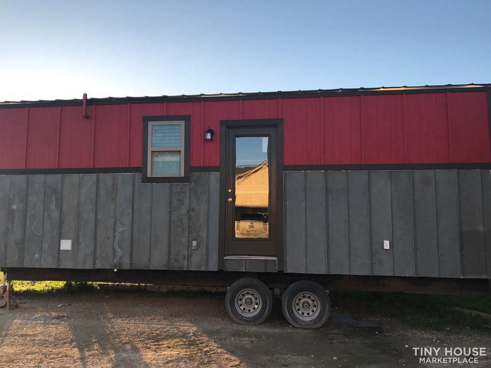 Beautiful single-story tiny home on wheels