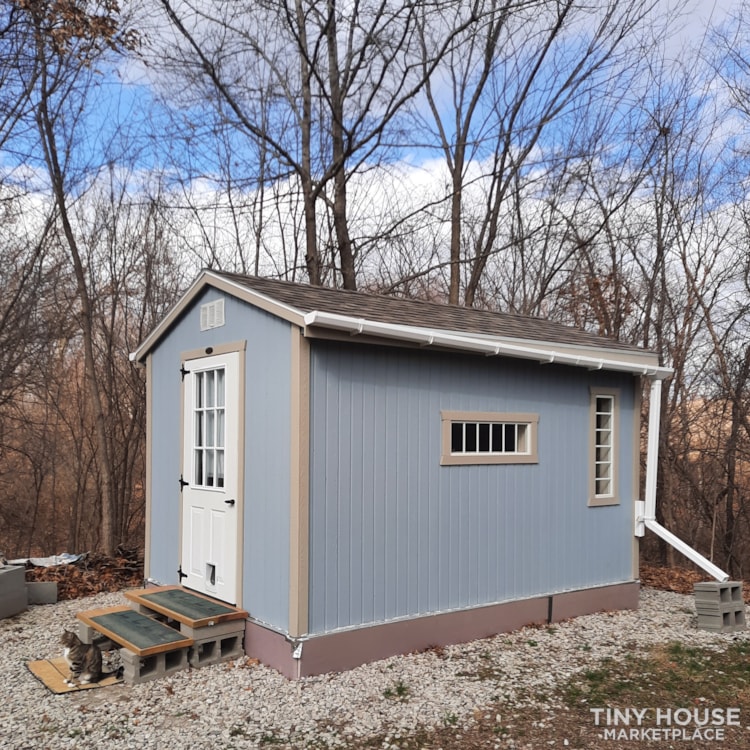Beloved Off-grid Shed Conversion Tiny House $5400