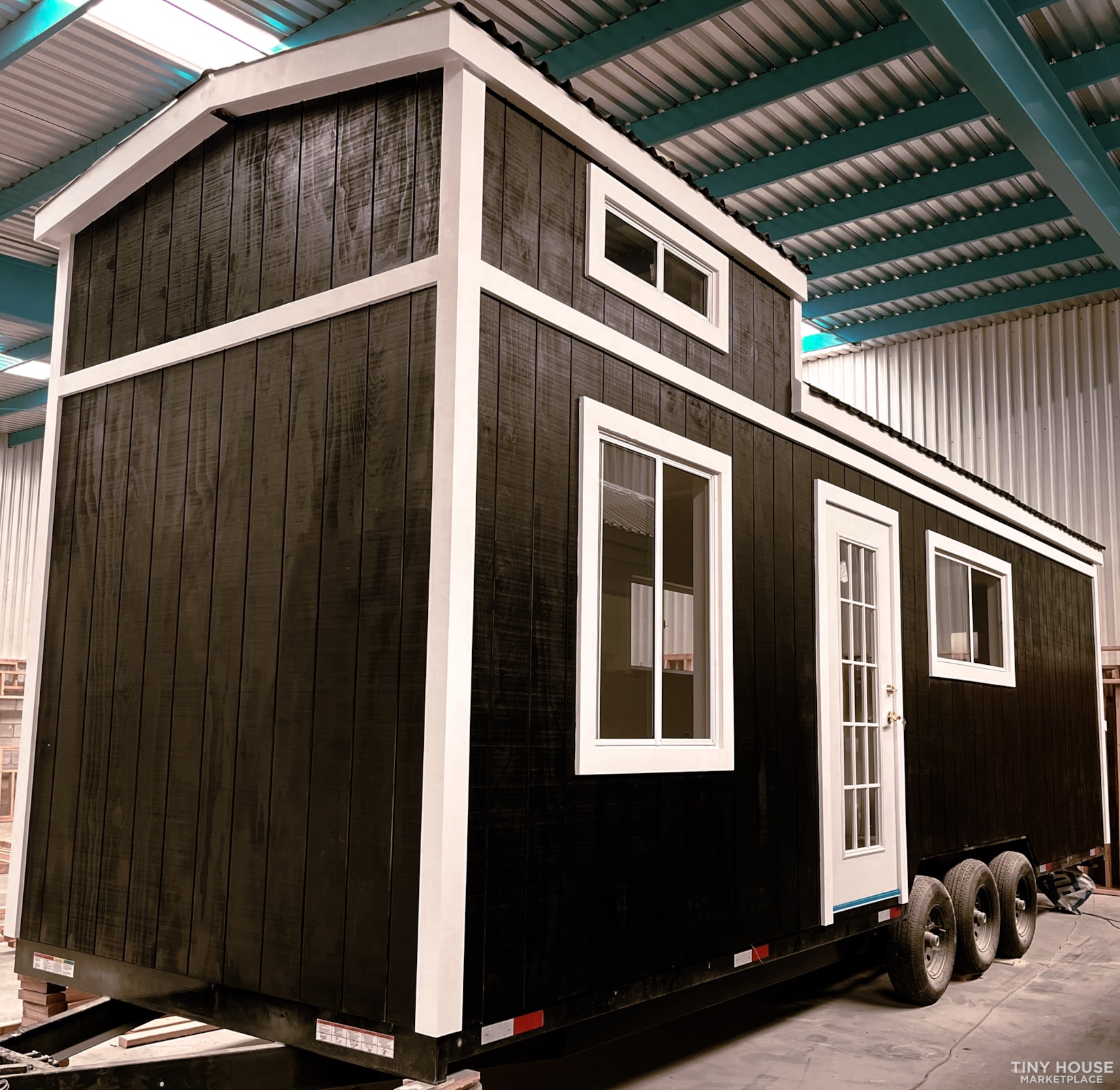 Black and White 28ft Tiny Home on Wheels  - Image 1 Thumbnail