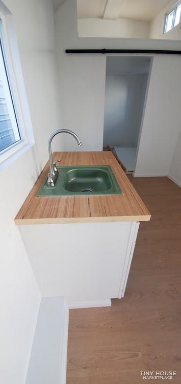 28ft Blue Lagoon Tiny Home on Wheels - Image 3 Thumbnail