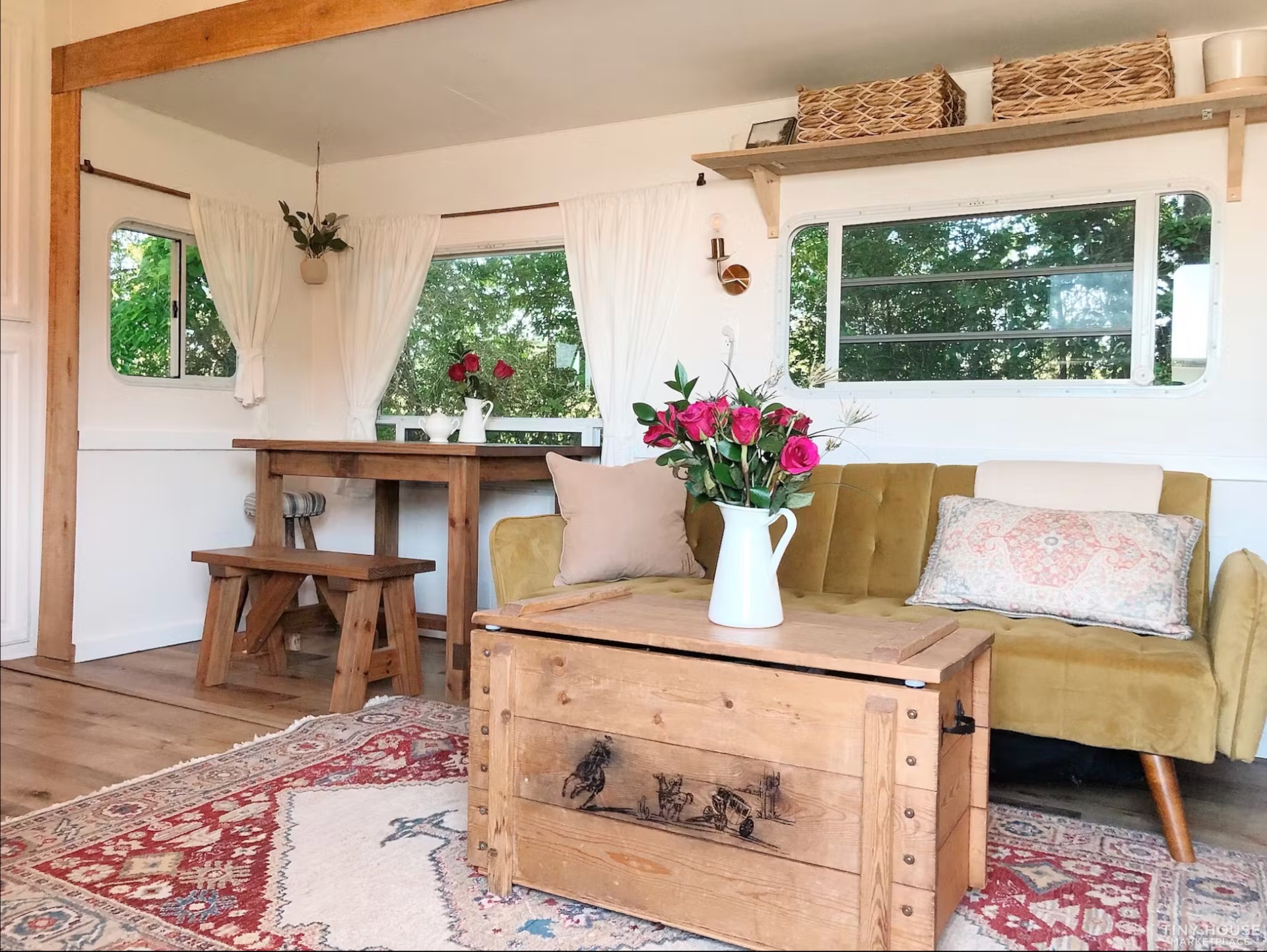 Boho Wanderlust: Exquisitely Renovated Bohemian Dream RV for Sale - Image 3 Thumbnail