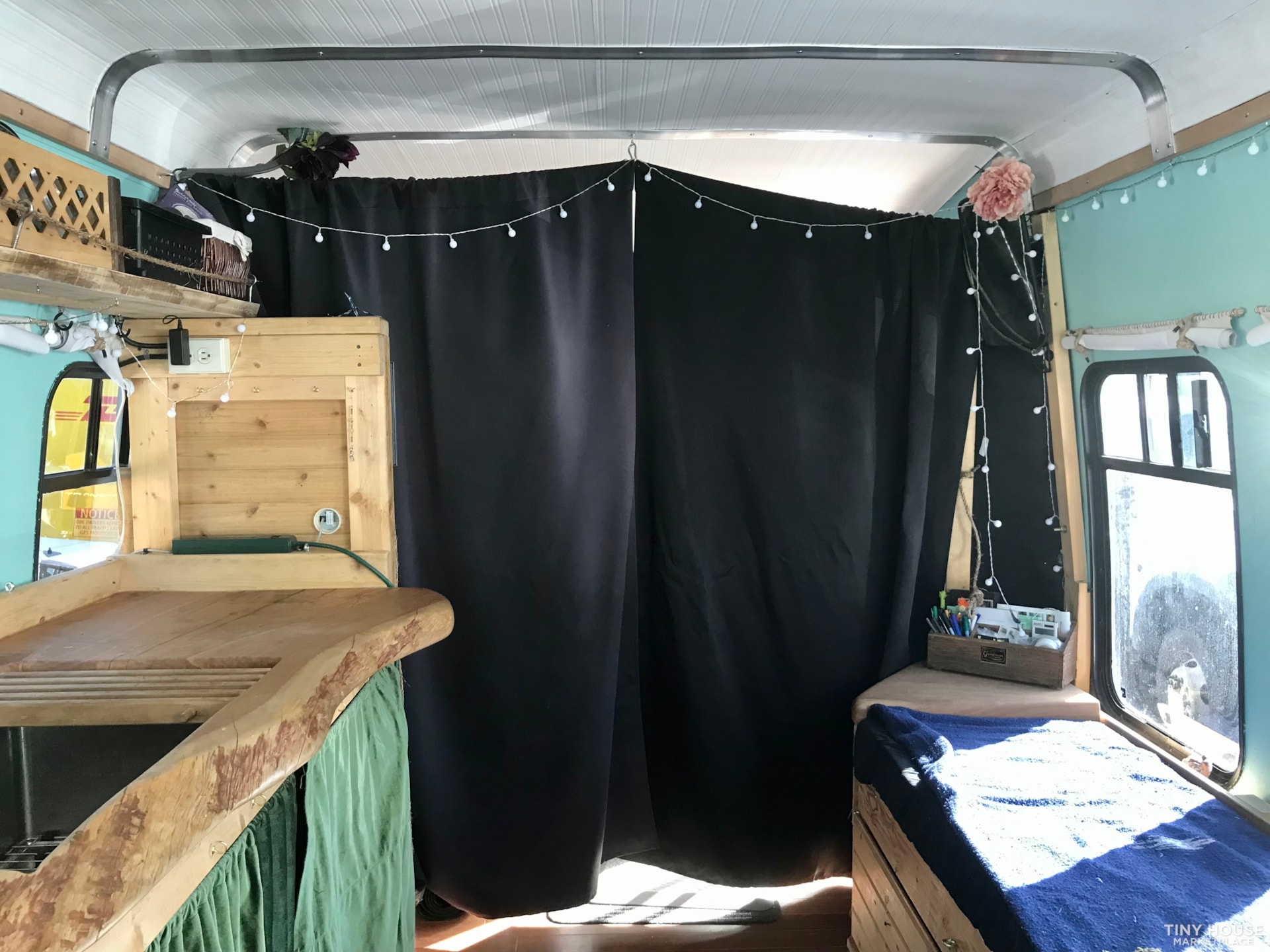 Beautiful & Functional Bus to Tiny Home Conversion - Image 3 Thumbnail