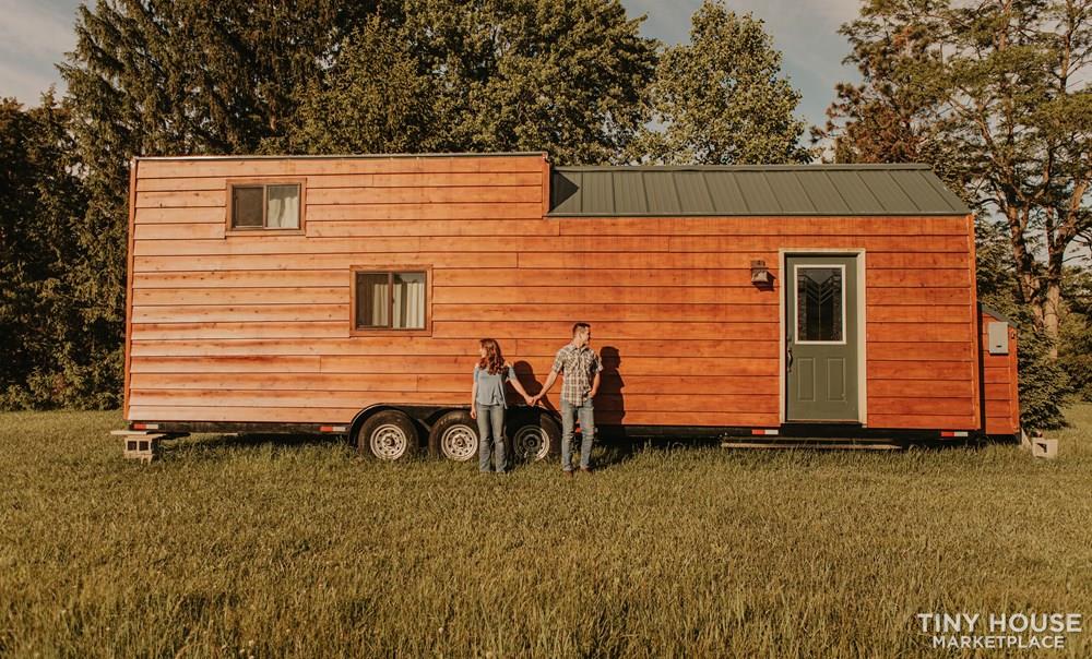 Cedar sided tiny home