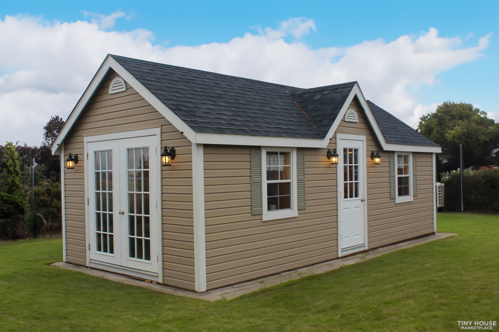 Charming 12x24 Office Building with Rustic Interior - Image 2 Thumbnail