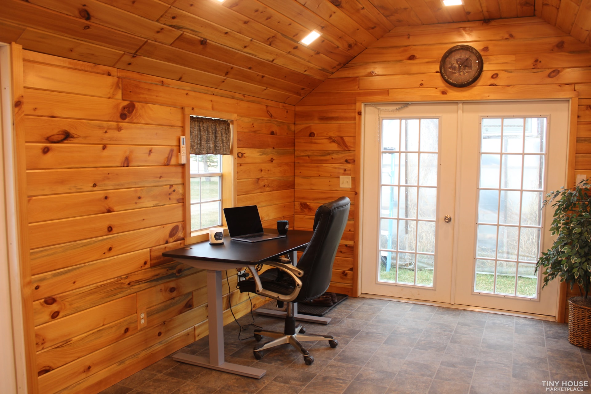 Charming 12x24 Office Building with Rustic Interior - Image 4 Thumbnail