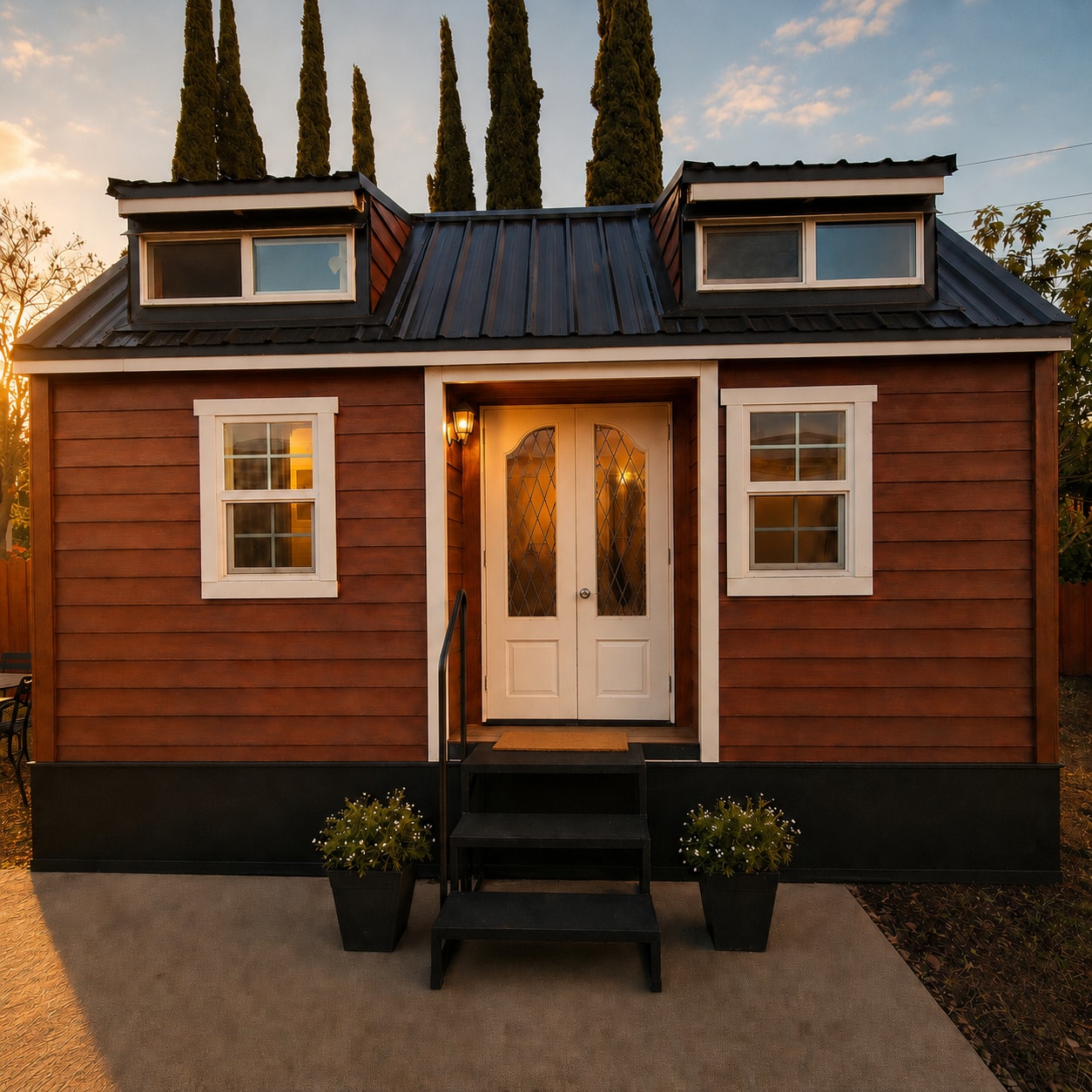 Charming 8x18 Tiny House on Wheels – Titled Trailer – Merced, CA - Image 1 Thumbnail