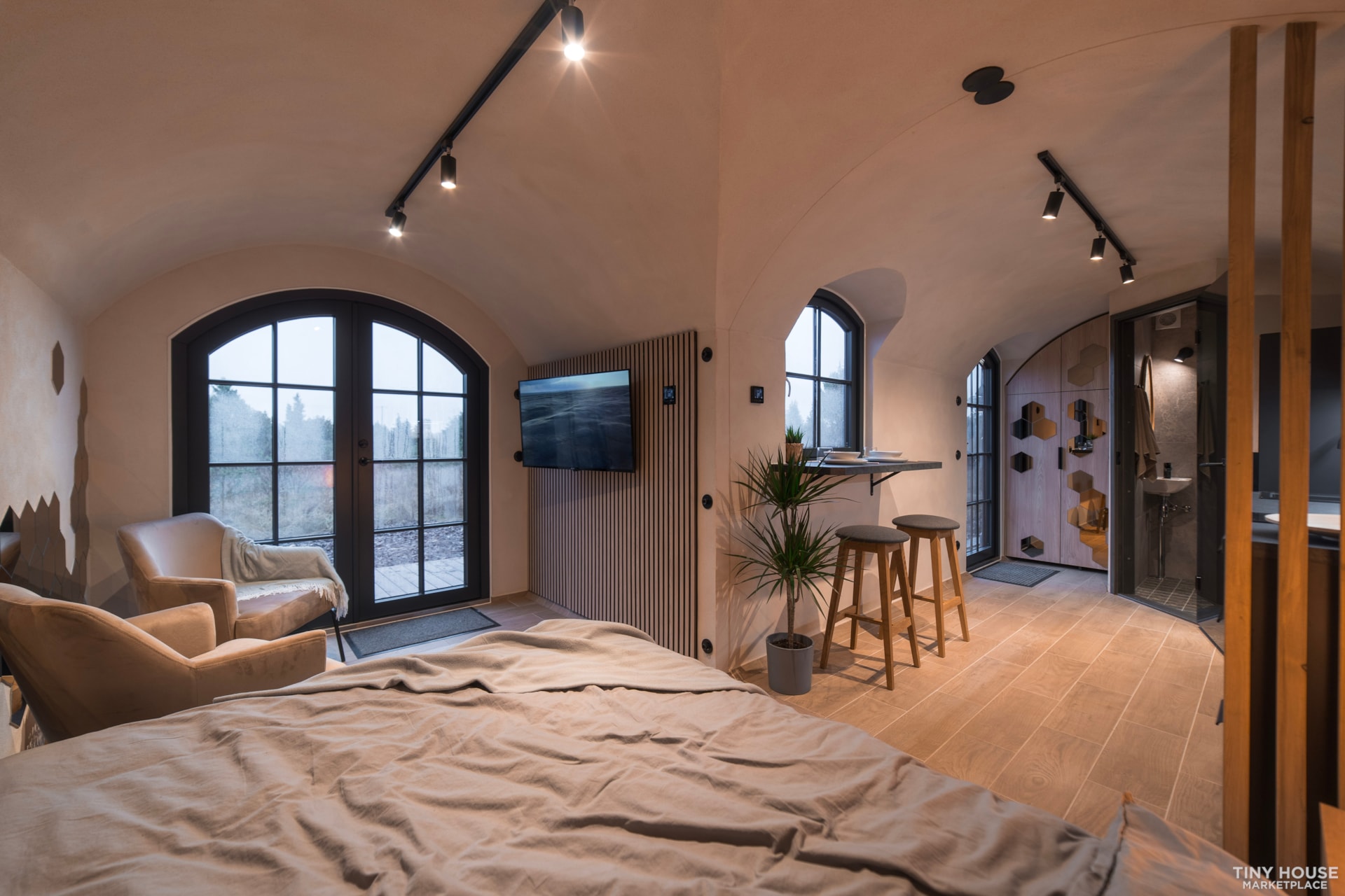 Concrete tiny house with Japandi style interior and 100+years of lifetime - Image 2 Thumbnail