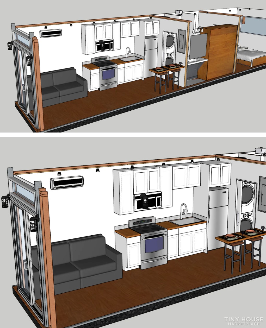 Container Home - 1 Bed 1 Bath with Laundry! Full Size appliances, high quality - Image 3 Thumbnail