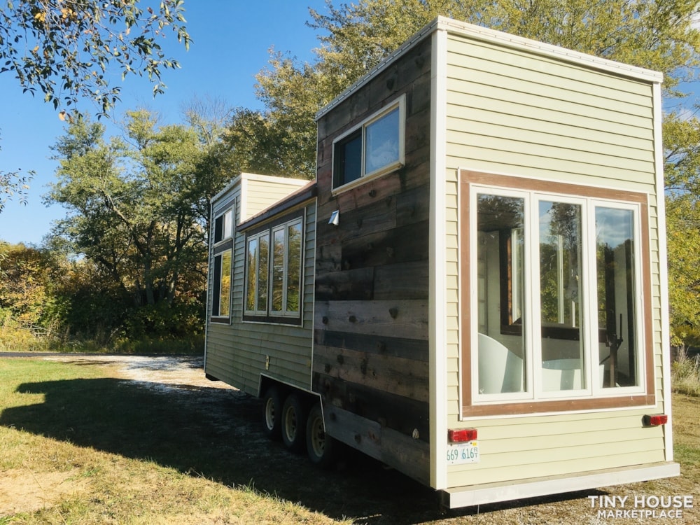 Contemporary Rustic Tiny House on Wheels built out of Recycled Materials. - Image 3 Thumbnail