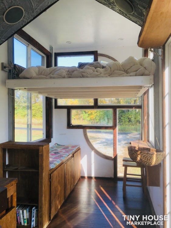 Contemporary Rustic Tiny House on Wheels built out of Recycled Materials. - Image 4 Thumbnail