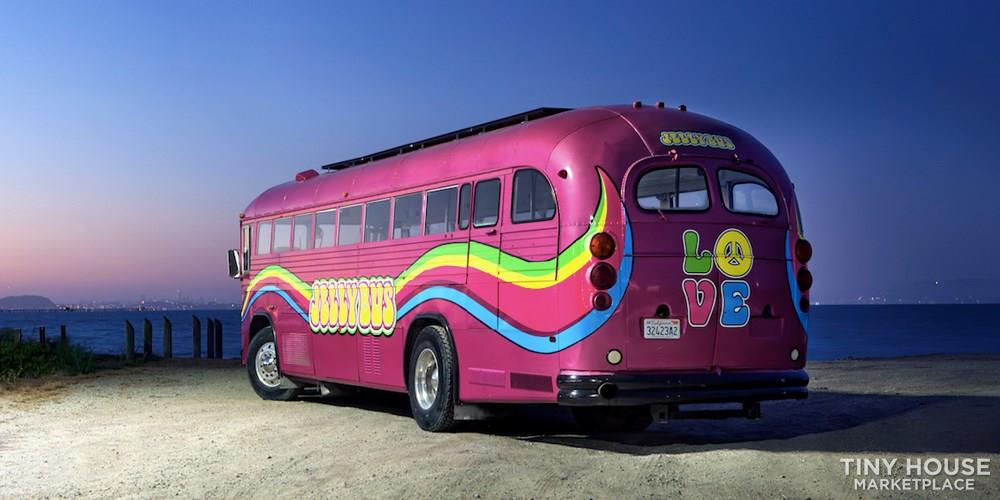 Converted Skoolie with Solar Power - Ready for your Tiny Home Dreams - Crown Bus - Image 1 Thumbnail
