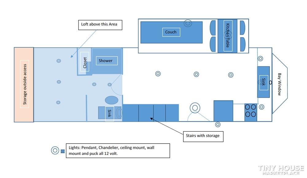 Custom 24’ x 8’ Tiny Home on Wheels  - Image 2 Thumbnail