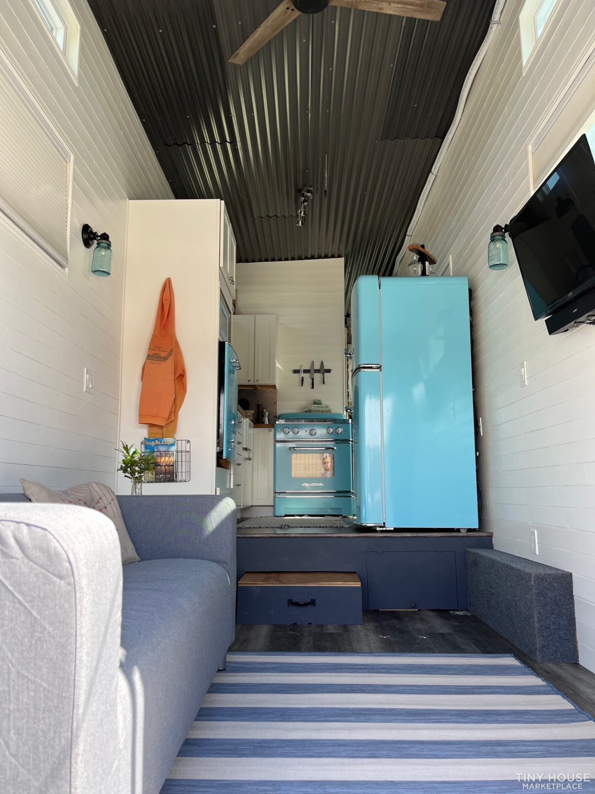 Off Grid Ready - Custom 35' Tiny Home on Wheels (Toy Hauler) - Image 4 Thumbnail