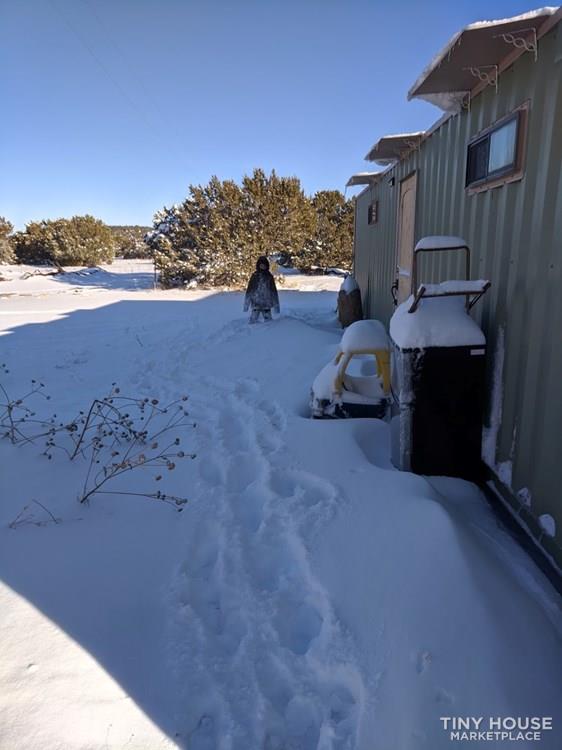 Custom 8x40 converted shipping container Tiny Home/Cabin (320 - Image 2 Thumbnail